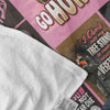 Maxcorners Real Girls Go Hunting Fleece Blanket - Pink Deer Hunting Gift for Women LM1611
