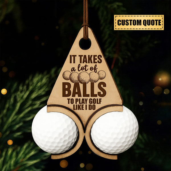 Maxcorners Funny Golf Ball Holder, Golf Christmas Gift, Funny Golf Accessories, Gift For Golf Lovers, Funny Gift For Him