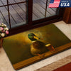 Maxcorners Funny Duck Barware Doormat Hunting Lodge Rug with Drinking Glasses & Smoking-related Decor, Outdoor Cabin Decor Gift LM1611