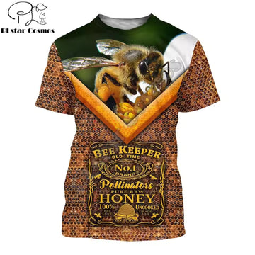 Maxcorners Custom Name I'm A Bee Keeper Beehive Men's Shirt 4 LM1304
