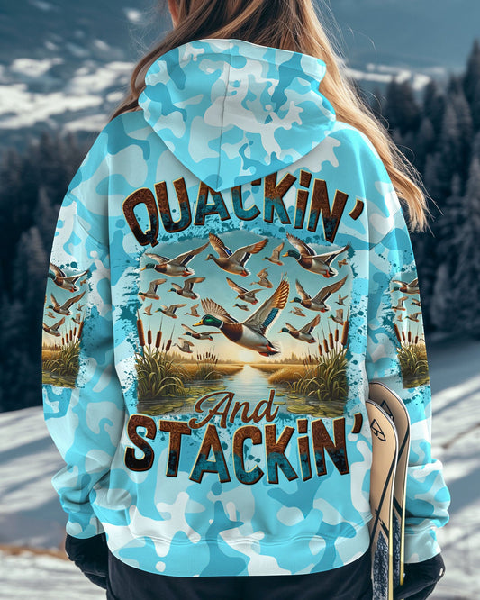 Maxcorners Quackin' And Stackin' Hunting Duck Camo All Over Print LM1601