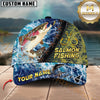 Maxcorners Fishing Ocean Wave Personalized 3D Cap (12 Breeds)