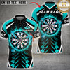 Maxcorners Darts Flaming Dartboard and Flying Darts Multicolor Customized Name, Team Name 3D Shirts