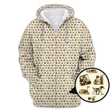 Maxcorners Pattern Golf Shirt, Pointer Golf Polos, Dog Golf Shirt For Men, Crazy Golf Shirt For Golfers