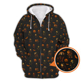 Maxcorners Funny Pattern Golf Shirt, Bigfoot Golf Shirt, Halloween Golf Shirt For Golfer