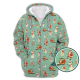 Maxcorners Christmas Golf Shirt, XMAS Golf Shirt, Funny Pattern Golf Shirt For Golfer, Crazy Golf Shirt For Men