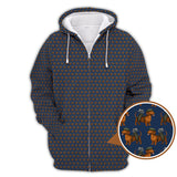 Maxcorners Dachshund Golf Shirt For Men, Pattern Golf Polos, Funny Golf Shirt For Golfers