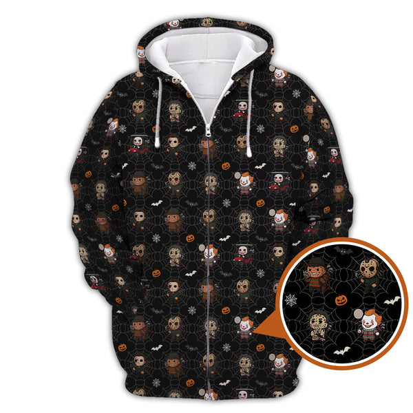 Maxcorners Halloween Golf Shirt For Golfer, Funny Pattern Golf Shirt, Crazy Golf Shirt For Men