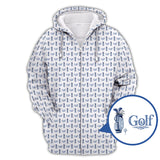 Maxcorners Pattern Golf Shirt, Toile De Jouy Shirt, Funny Golf Shirt For Men, Golf Gift For Golfer
