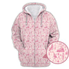 Maxcorners Breast Cancer Golf Shirt, Ladies Golf Shirts For Golfer, Pink Pattern Golf Shirt