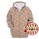 Maxcorners Funny Pattern Golf Shirt For Golfer, Christmas Golf Shirt, Golf Gift For Men