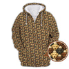 Maxcorners Labrador Pattern Golf Shirt, Dog Golf Shirt, Funny Labrador Golf Shirt For Golfers