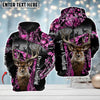 Maxcorners Custom Name Deer Hunting ( Multicolor Option ) 3D All Over Printed Clothes