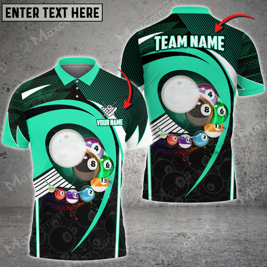 Maxcorners Billiards Flying Personalized Name, Team Name Unisex Shirt ( Multicolor Options )