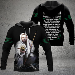 Maxcorners God And Pool Player's Prayer Unisex Shirt