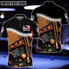 Maxcorners Billiard Vintage Art Personalized Unisex Shirt