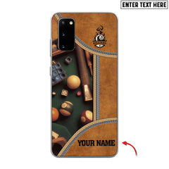 Maxcorners Vintage Billiard Leather 3D Personalized Phone Case