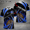 Maxcorners Darts Tornado Light Color Options Personalized Name, Team Name Unisex 3D Shirt