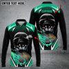 Maxcorners Bowling And Pins Lightning Into Skull Multicolor Option Customized Name Long Sleeve 3D Shirt