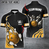 Maxcorners Bowling And Breaking Pins Multicolor Option Customized Name 3D Shirt