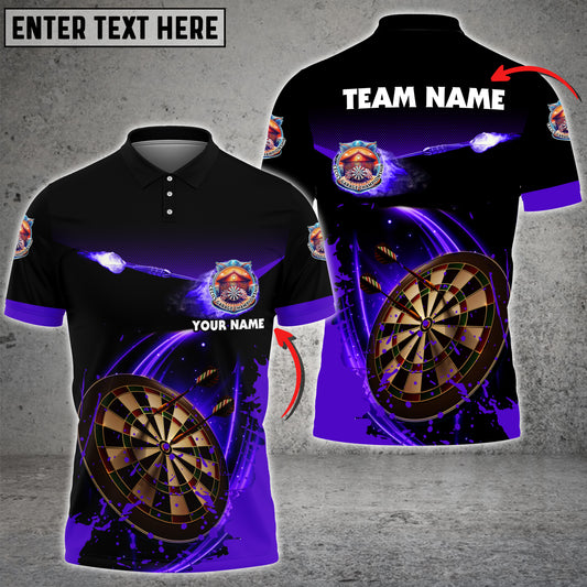 Maxcorners Fire Darts Personalized Name, Team Name 3D Shirt For Connie