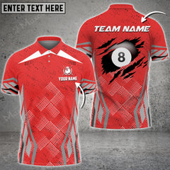 Maxcorners Billiards Ball Personalized Name, Team Name Unisex Shirt ( Multicolor Options )