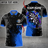 Maxcorners Paint Style Darts Multicolor Option Personalized Name 3D Shirt