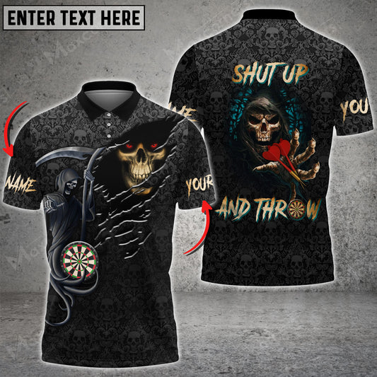 Maxcorners Reaper Darts Personalized Name 3D Shirt