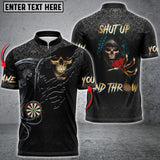 Maxcorners Reaper Darts Personalized Name 3D Shirt