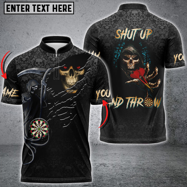 Maxcorners Reaper Darts Personalized Name 3D Shirt