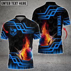 Maxcorners Golf Royal Multicolor Option Customized Name 3D Shirt