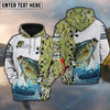 Maxcorners Fishing Crappie Skin Gone Customize Name 3D Shirts
