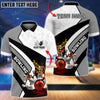 Maxcorners Hydro Bowling And Pins Multicolor Option Customized Name 3D Shirt