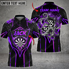 Maxcorners Darts Octopus Wrapped Around Color Options Personalized Name, Team Name Unisex 3D Shirt