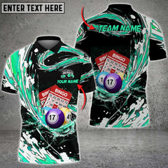 Maxcorners Breath Of Water Bingo Multicolor Option Customized Name 3D Shirt