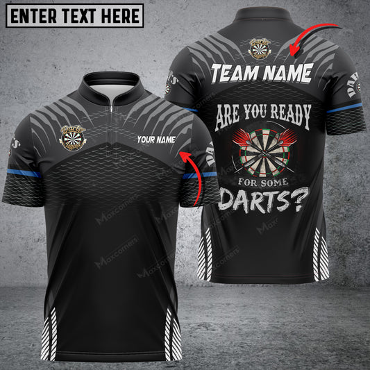 Maxcorners Darts Sport Personalized Name, Team Name Unisex Shirt (Multi Color Options)