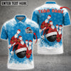 Maxcorners Merry Xmas Bowling And Pins Multicolor Option Customized Name 3D Shirt