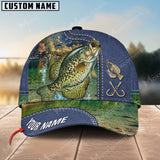 Maxcorners Personalized The Best Fishing Jean Pattern 3D Cap ( Large Mouth Bass, Walleye, Stripped Bass, Trout Fish, Catfish, Crappie, Salmon, Pike )