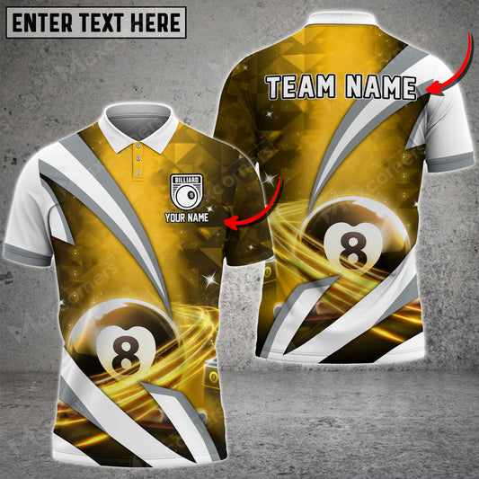 Maxcorners Billiards Blade Of Glory Personalized Name, Team Name Unisex Shirt ( 6 Colors )