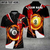 Maxcorners Billiards 8 Ball & 9 Ball Wind Blade Personalized Name, Team Name Unisex Shirt ( 6 Colors )
