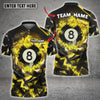 Maxcorners Billiards Diamond Fragments Multicolor Option Customized Name 3D Shirt