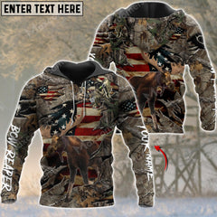 Maxcorners Premium Unique Bow Reaper Cracked Moose Hunting Customized Name 3D All Over Printed Clothes