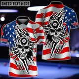 Maxcorners Billiards Expert Accessories Personalized Name 3D Shirt