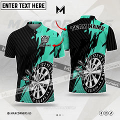 Maxcorners Darts Basic Multicolor Option Customized Name 3D Shirt