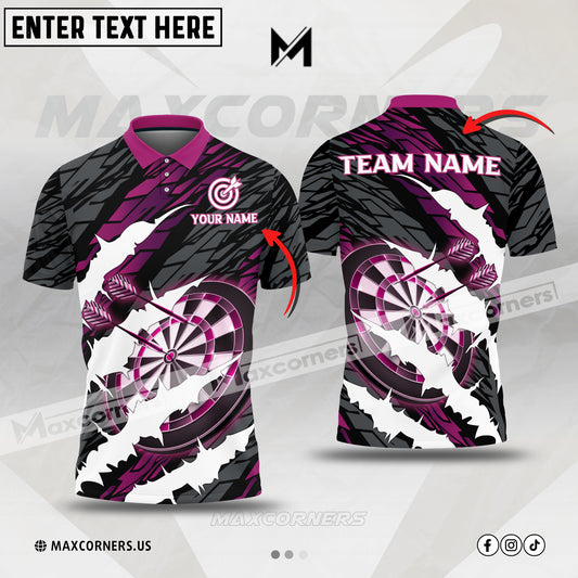 Maxcorners Darts Scratching Multicolor Option Customized Name 3D Shirt