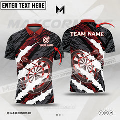 Maxcorners Darts Scratching Multicolor Option Customized Name 3D Shirt