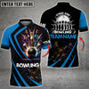 Maxcorners Strike King Bowling Multicolor Option Customized Name 3D Shirt