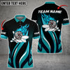 Maxcorners Funny Bowling Ball Flame Premium Multicolor Option Personalized Name 3D Shirt