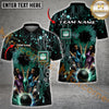 Maxcorners Electric Pattern Bowling Jersey Multicolor Options Personalized Name, Team Name 3D Shirt