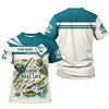 Maxcorners Living The Reel Life Fishing Shirts, Funny Fishing Shirts, Long Sleeve Sun Shirt, Fishing Gifts For Men